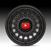 Black Rhino Aliso Matte Black Custom Truck Wheels 4